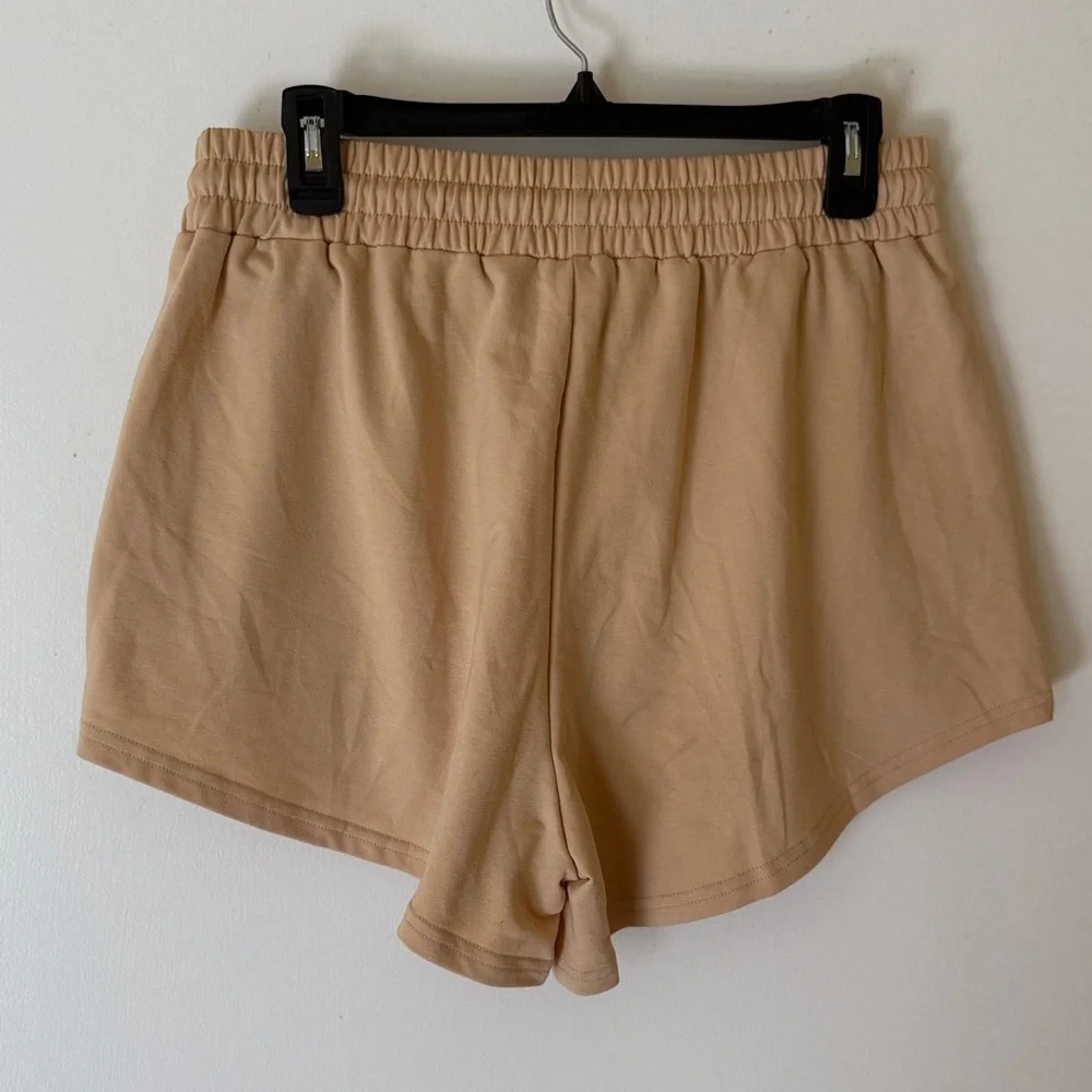 Casual Tan Drawstring Shorts - Picture 5 of 9